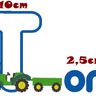 Stickdatei Traktor Alphabet 10cm 13cm + kl. Buchstaben thumbnail number 8