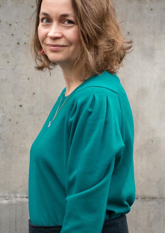 Erna - Falten-Raglan-Sweater Gr. 34 -50 image number 5
