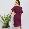 FRAU META - lässiges Kleid mit Gürtel XS-XXL thumbnail number 5