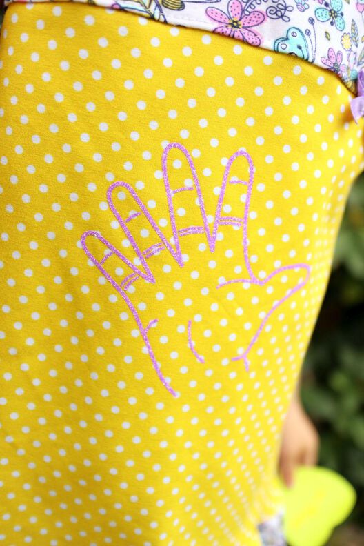 Plotterdatei High 5 Geburtstag Hand image number 3
