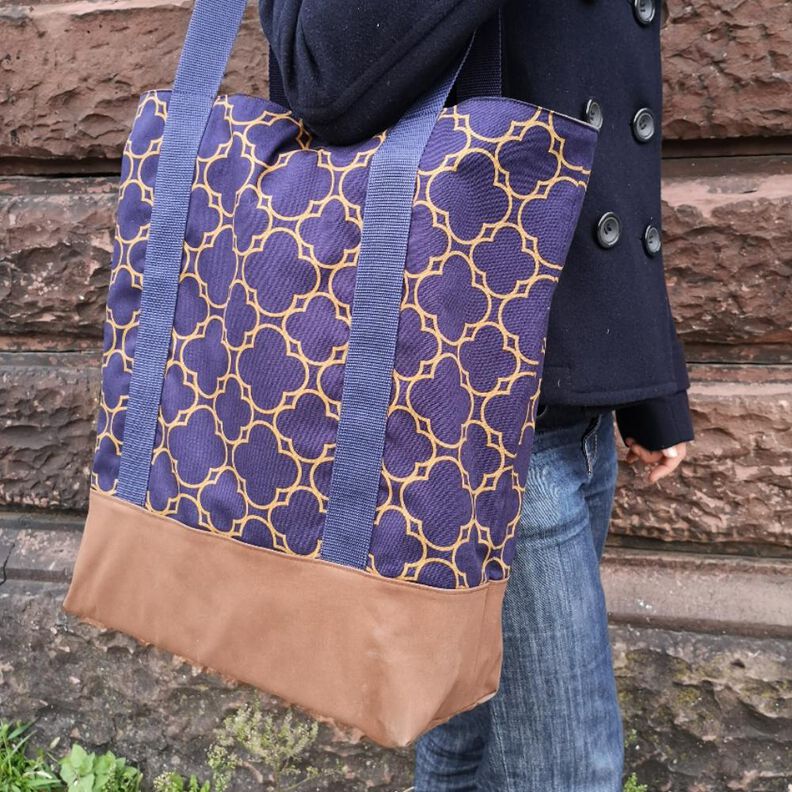 Big Bag Tasche Georg, große Einkaufstasche für Nähanfänger image number 1