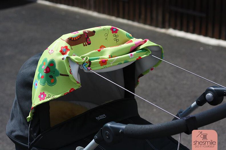 Sonnensegel Kinderwagen (Nähanleitung und Schnittmuster) image number 4