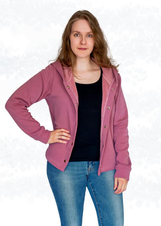 Cassie Sweatjacke/Weste mit Knöpfen BU 80-116, A4+A0 image number 6