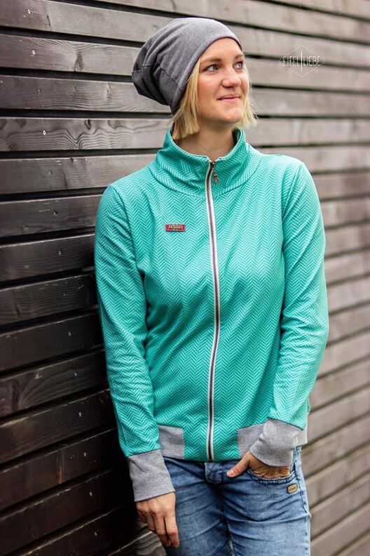 Sweatjacke Miss Co(o)llege - Nähanleitung und Schnittmuster image number 4