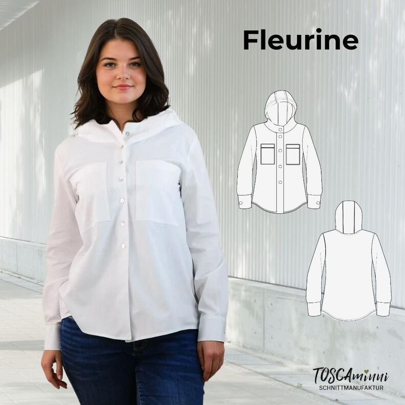 Bluse Fleurine Gr. 34-54 Schnittmuster image number 1
