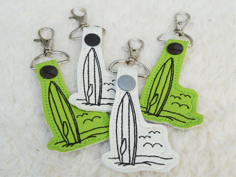 Stickdatei Surfbrett Anhänger image number 3