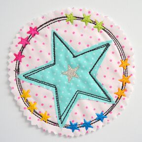 Stickdatei Stern doodle 2er SET 13x13cm