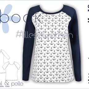 Ebook/Nähanleitung Damen Raglan-Kleid & Shirt