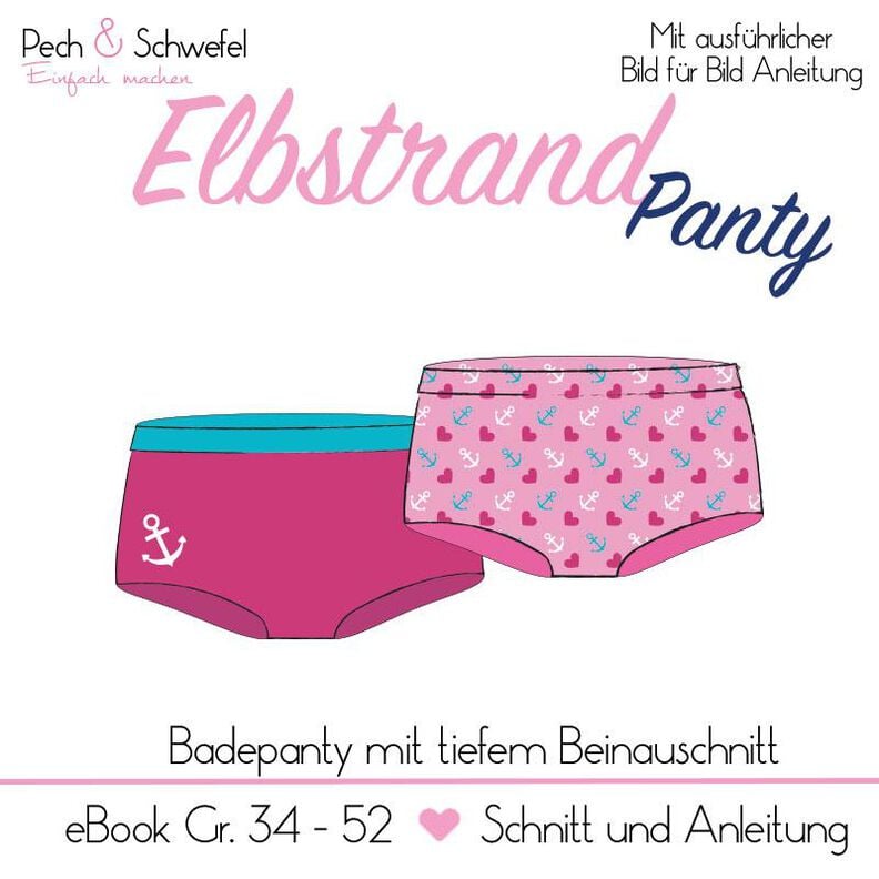 Ebook „Elbstrand“ Panty Damen Gr. 34 – 52 in A4 image number 1