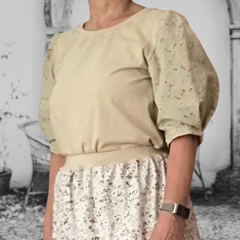 Shirt Louna mit Puffärmel Gr. 34-54 Schnittmuster image number 8