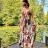 BEACH DRESS Maxikleid Strand Neckholder Schnitt Gr. 30-62 thumbnail number 4