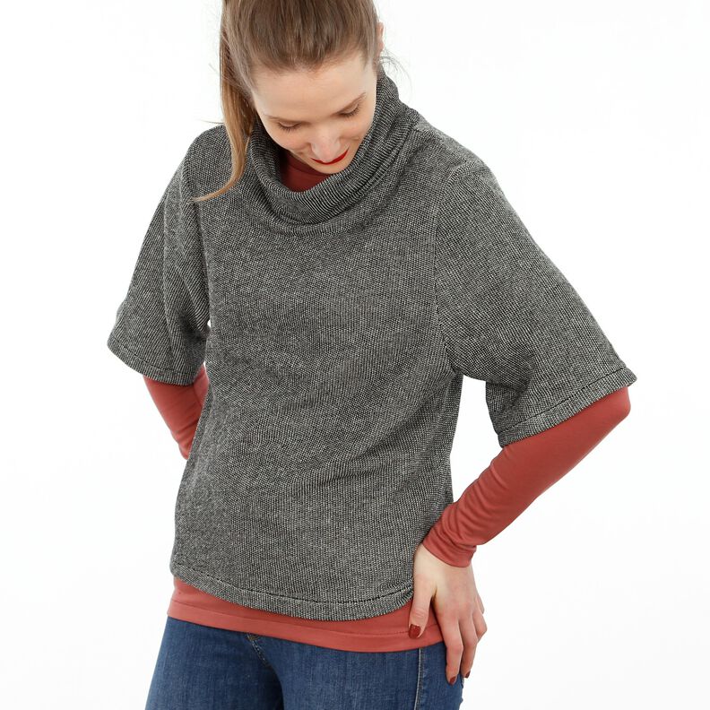 FRAU DÖRTE - Rollkragenpulli mit kurzenÄrmeln XS-XXL image number 4