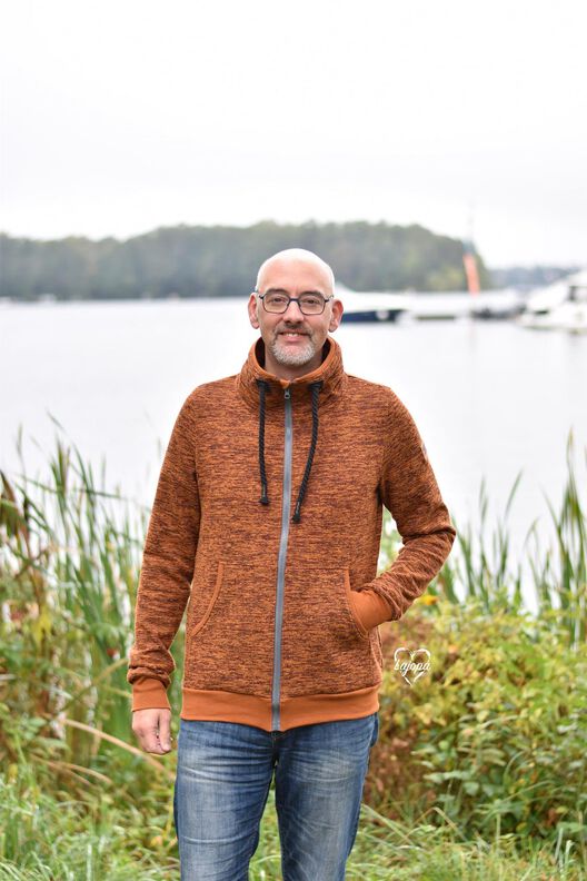 Sweatjacke Herren Schnittmuster Gr. XS-4XL - Paco #127 image number 9