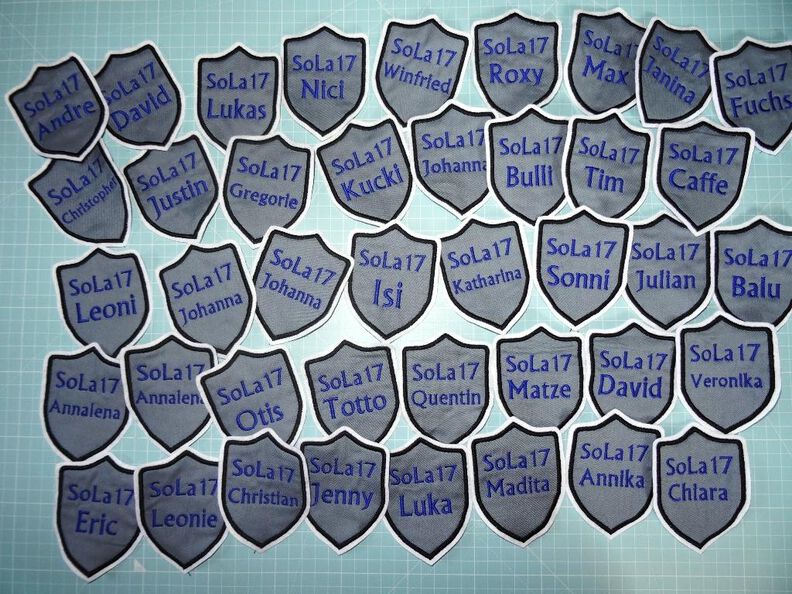 Stickdatei einfache Wappen in 5 Größen image number 4