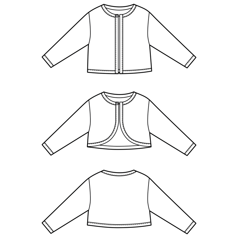 Damen Cardigan Bolero Jacke SEDIKIT ♥ Gr. 34-56 image number 10