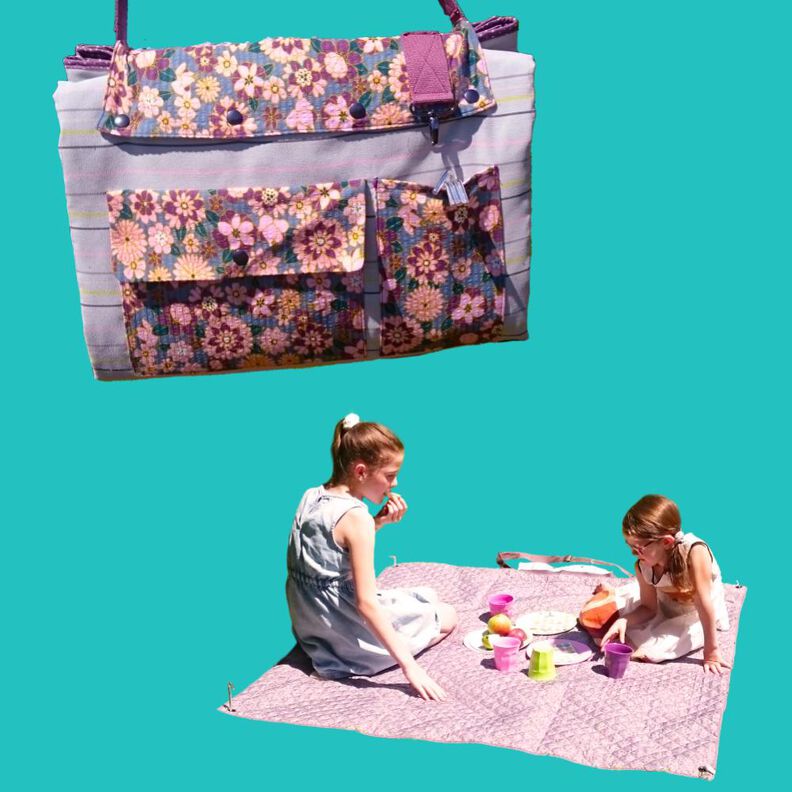 Picknickdecke Tasche mit vielen Extras DUDUK ♥ image number 1