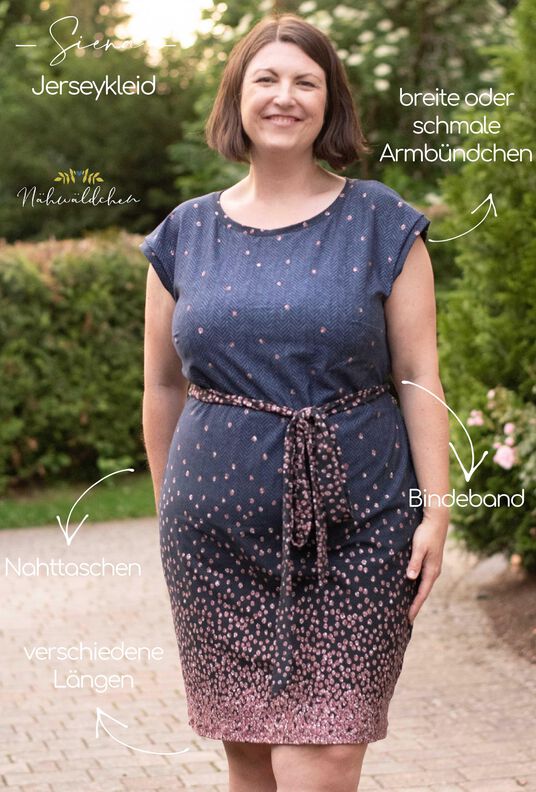 Kleid Damen – Schnittmuster Gr. 32-54 – Siena #110 image number 2