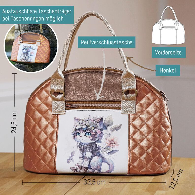 Handtasche Zahro Schnittmuster und Nähanleitung image number 4