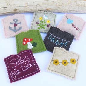 Stickdatei Schokohülle ITH klein 14 Motive