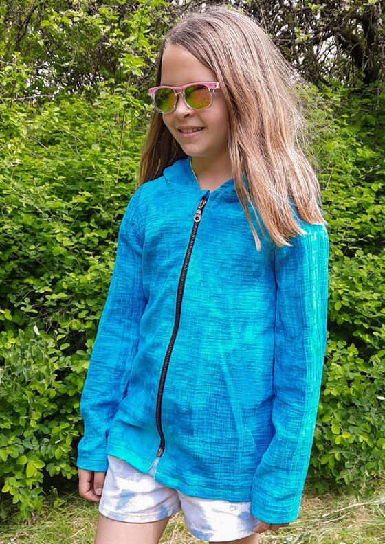 Musselin Jacke Sandmusling Gr. 128-170, Leinen, Canvas image number 7