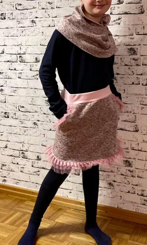 Kinder Rock mit Taschen A-Linie Sweat Rock GUNA ♥ Gr. 98-164 image number 6