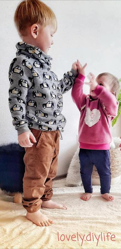 Knopfleisten Kinder Pullover BUTTON RAGLAN kids Gr. 86 – 164 image number 8