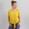 FRAU BILLE - luftiges Knotenshirt mit Ärmelaufschlag XS-L thumbnail number 2