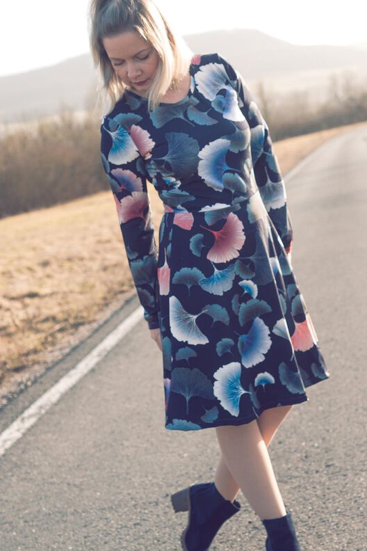 Jerseykleid (32-56) PETROLINA Damen Kleid Schnittmuster image number 7
