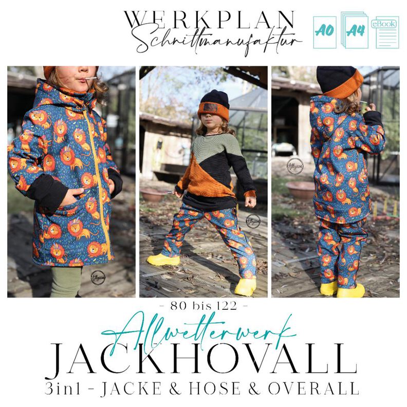 JACKHOVALL | 3IN1 | JACKE & HOSE & OVERALL | A0 & A4 image number 1
