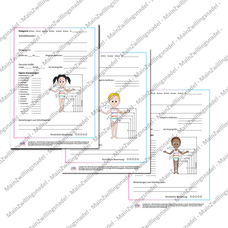 Main(e) Schnittmuster-Verwaltung - Organisations-Tabelle image number 4