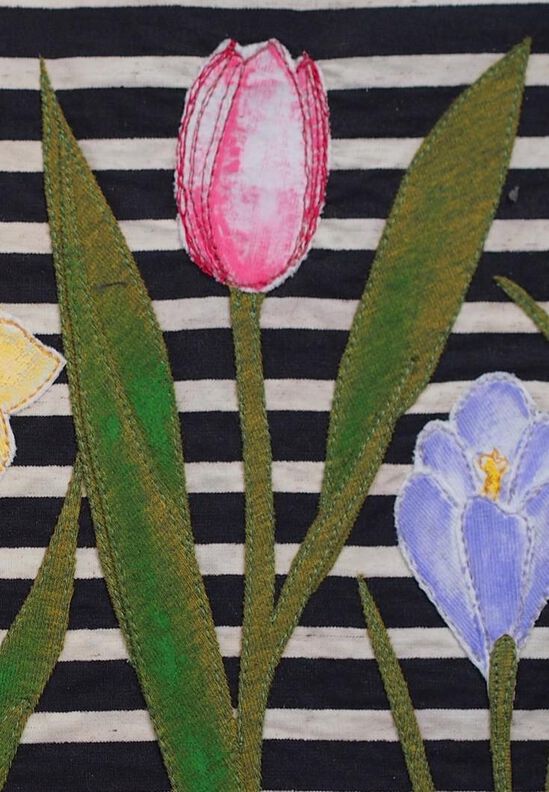 Applikationsvorlage und Nähanleitung Tulpe image number 1