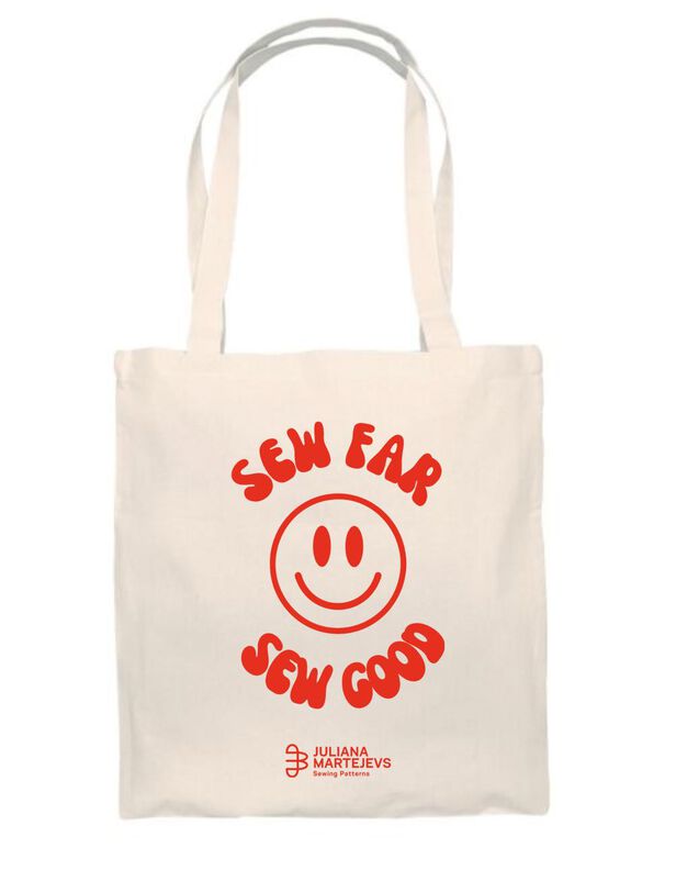 "Sew Far, So Good" Plotterdatei Nähspruch Smiley image number 3