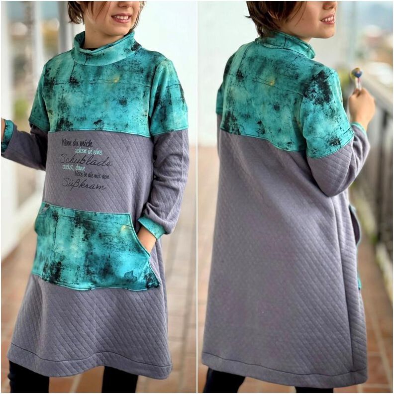 Schnittmuster Himbeerschnee Kuschelkleid Gr. 74 bis 164 image number 9