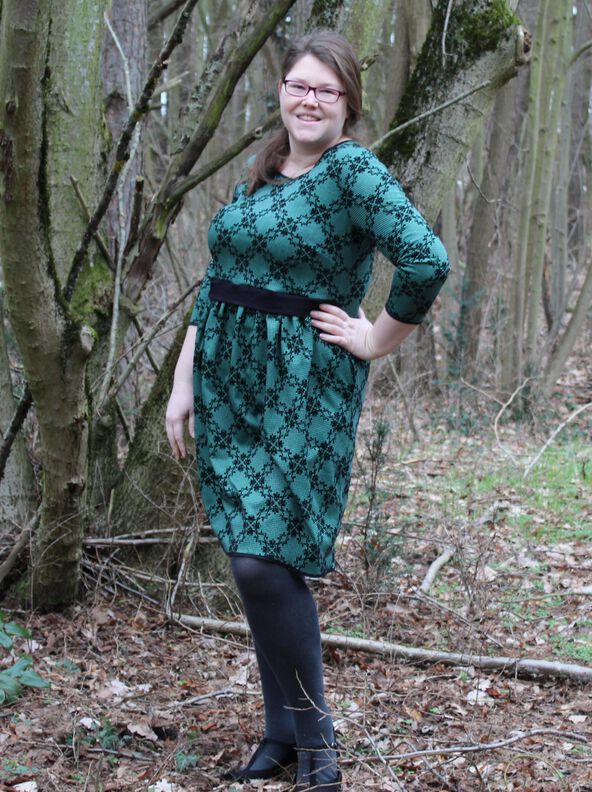 Kleid NETA Gr. 34-54 PDF-Schnitt A4, A0, Anleitung image number 10