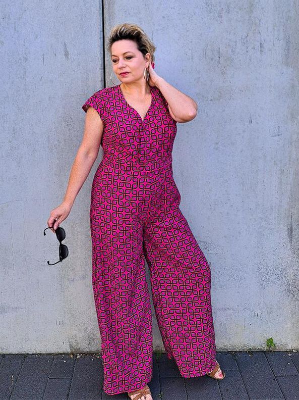 Petite KEVIA- Jumpsuit PDF-A4, A0 und BEAMER image number 9