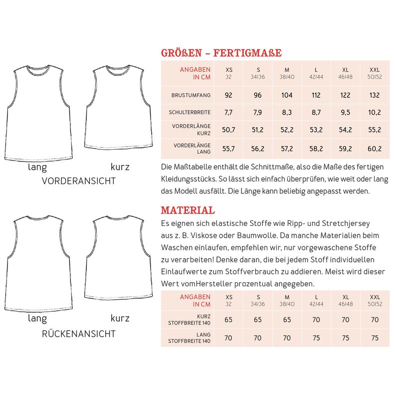 FRAU ELA - sportliches Top, 2 Längen XS-XXL image number 10