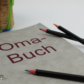 Oma- Opa- Buch - zum Ausdrucken mit Bastelanleitung