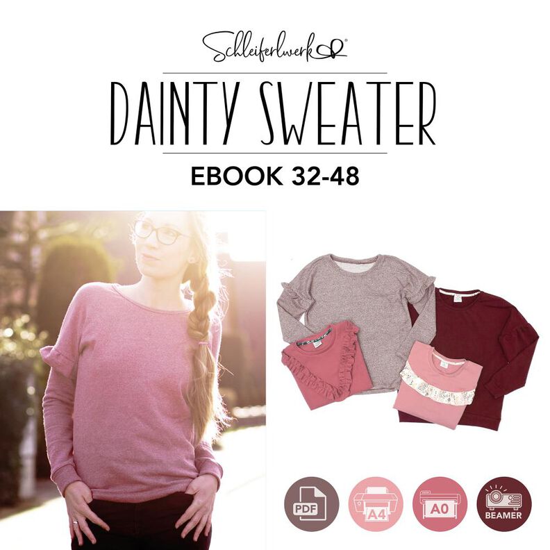 Dainty Sweater | Schleiferlwerk | eBook | 32-48 image number 1