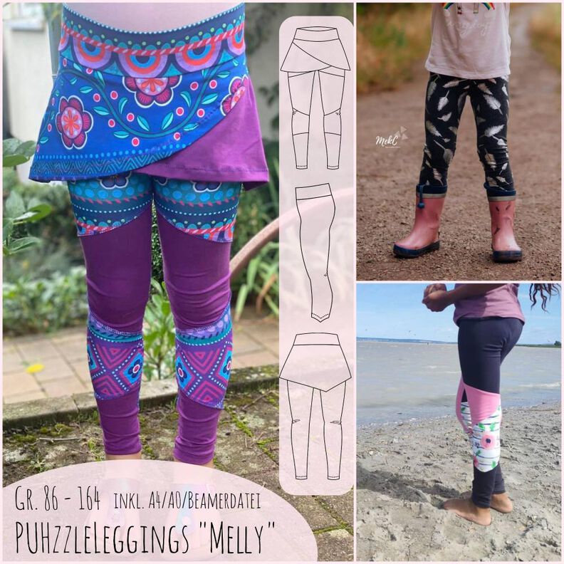 PUHzzleLeggings "Melly" Gr. 86-164 image number 1