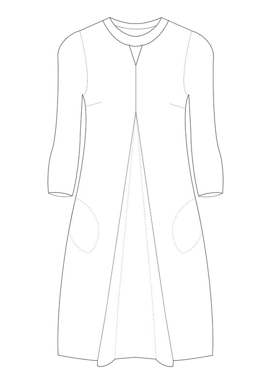 Kleid Alix Gr. 34-52, PDF-Schnittmuster A4 und A0  image number 3