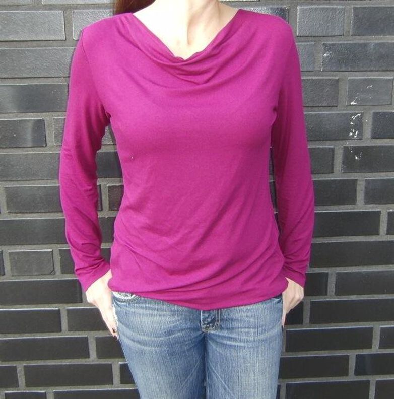 Wasserfallshirt "Kat",  Gr. 158-46 image number 9