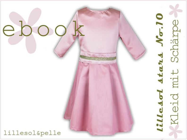 Ebook / Nähanleitung Kleid mit Schärpe image number 1