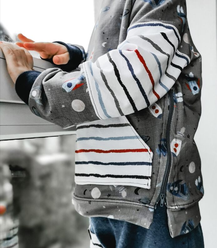 Schnittmuster Sweater Kris inkl. Beamerdatei in Gr. 122-152 image number 6