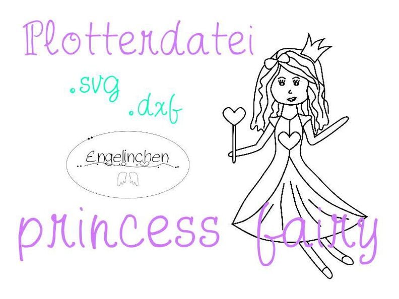 Plotterdatei princess fairy image number 1