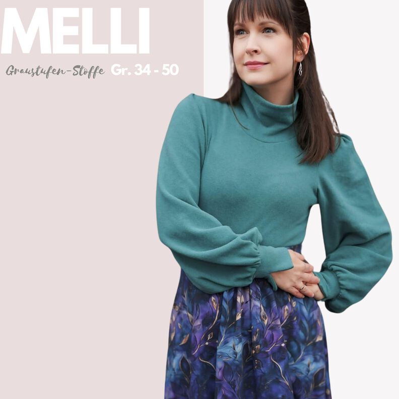 PDF-Schnittmuster: Pulli Melli Gr. 34 - 50 image number 1