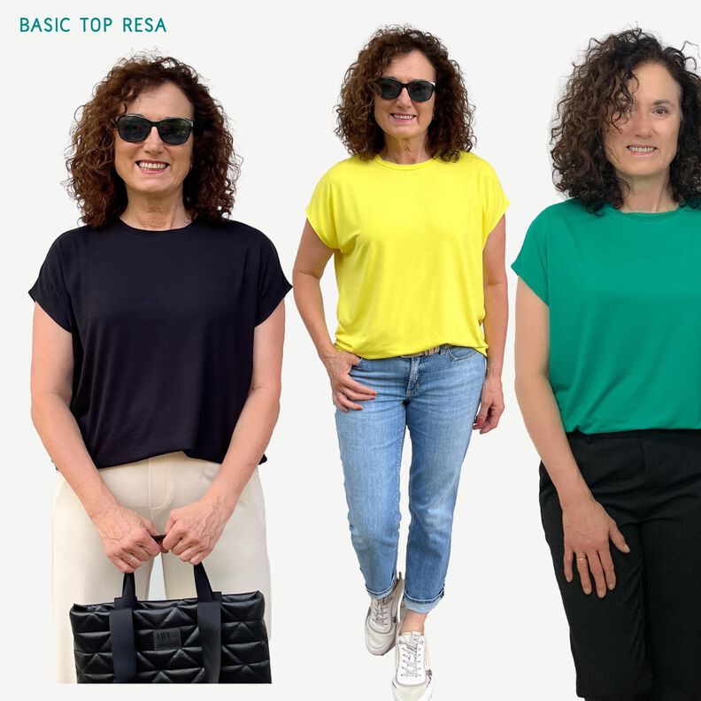 3 Sommershirts - Basic Schnittmuster image number 5
