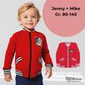 Collegejacke Jenny + Mike Gr. 80-140 Schnittmuster thumbnail number 1