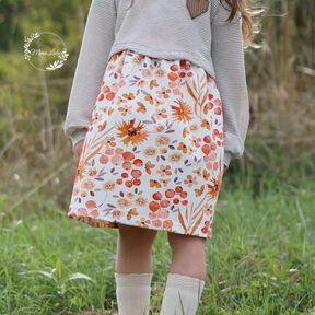 Curved Crop Top inkl. Unterkleid BEAMER Version -Gr. 86-164