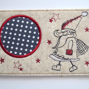  Stickdatei Mugrug Nikolaus 13x18cm und 13x20cm
