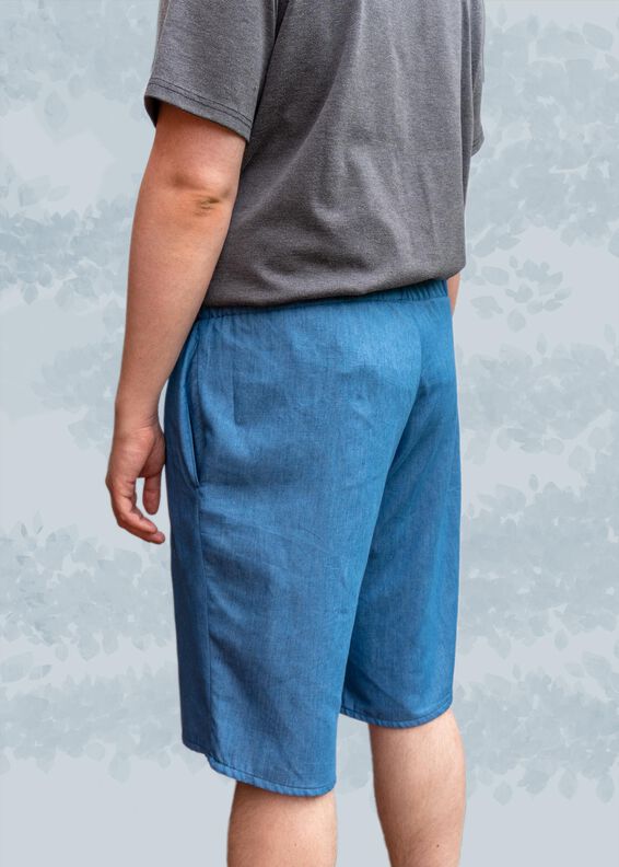 Alex Herren-Shorts mit Gummizug, knieumspielend + kurz,A4+A0 image number 2